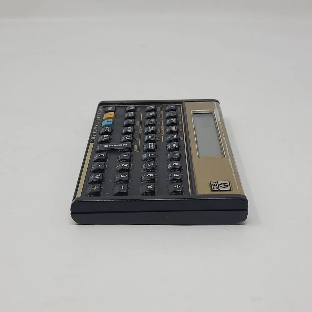 Hewlett-Packard HP 12c Financial Calculator with Cover - New Battery - USA MADE